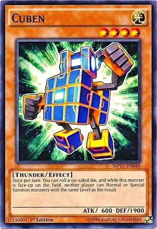 Image for Cuben (2017 Mega-Tins Mega Pack) (MP17-EN049) - YuGiOh