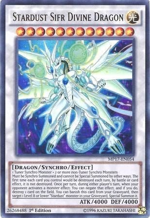 Image for Stardust Sifr Divine Dragon (2017 Mega-Tins Mega Pack) (MP17-EN054) - YuGiOh