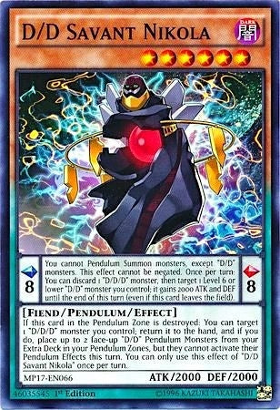 Image for D/D Savant Nikola (2017 Mega-Tins Mega Pack) (MP17-EN066) - YuGiOh