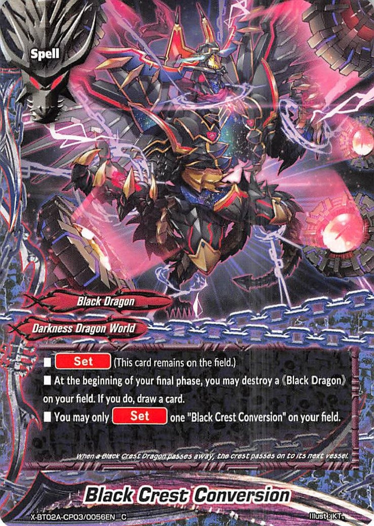 Image for Black Crest Conversion (Evolution & Mutation) (X-BT02A-CP03/0056EN) - Future Card BuddyFight