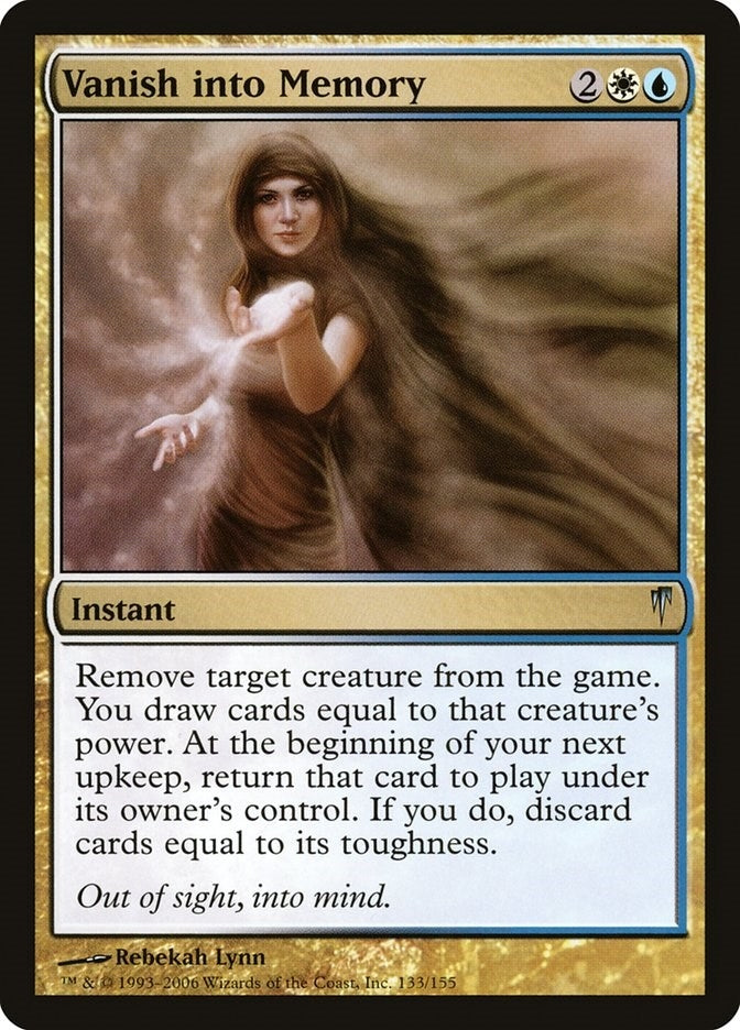 Image for Vanish into Memory (Coldsnap) (133) - Magic: The Gathering