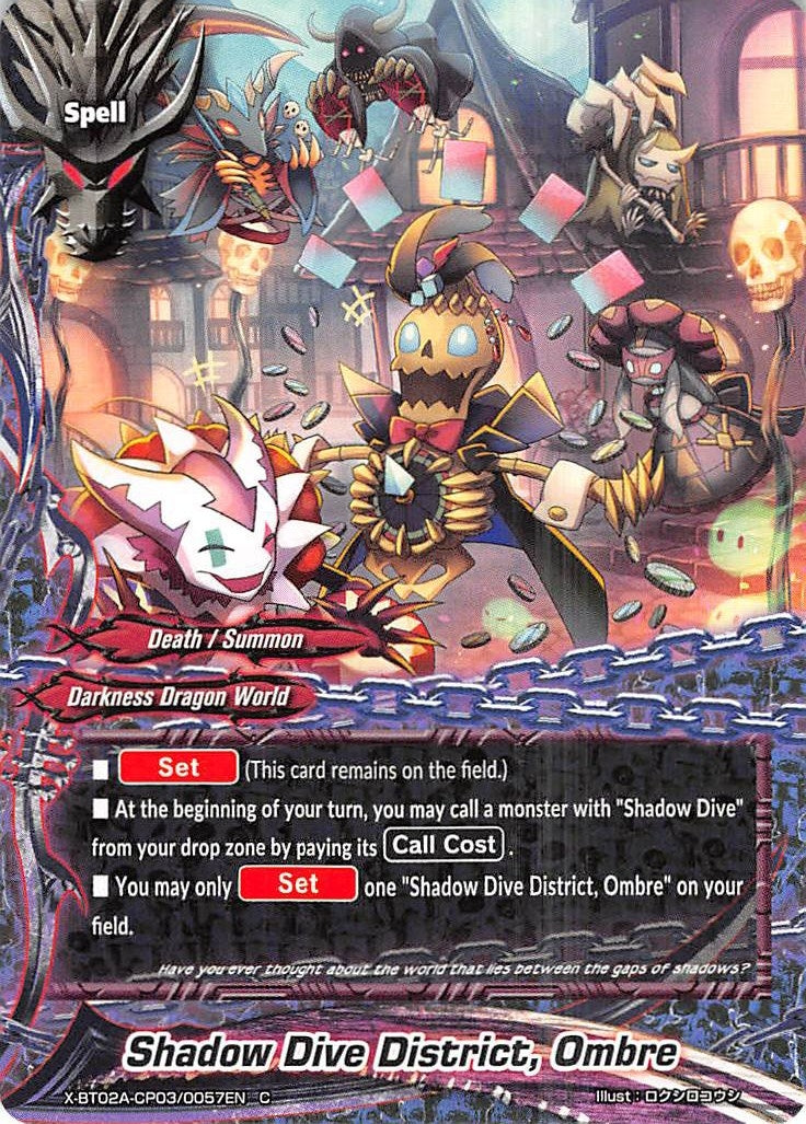 Image for Shadow Dive District, Ombre (Evolution & Mutation) (X-BT02A-CP03/0057EN) - Future Card BuddyFight