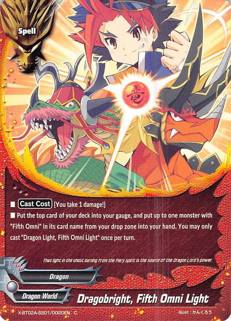 Image for Dragobright, Fifth Omni Light (Evolution & Mutation) (X-BT02A-SS01/0020EN) - Future Card BuddyFight