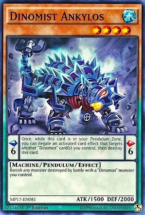 Image for Dinomist Ankylos (2017 Mega-Tins Mega Pack) (MP17-EN081) - YuGiOh