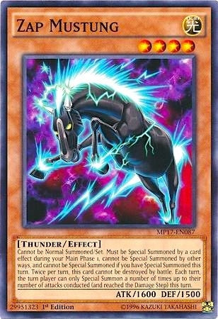 Image for Zap Mustung (2017 Mega-Tins Mega Pack) (MP17-EN087) - YuGiOh