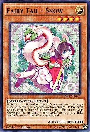 Image for Fairy Tail - Snow (2017 Mega-Tins Mega Pack) (MP17-EN091) - YuGiOh