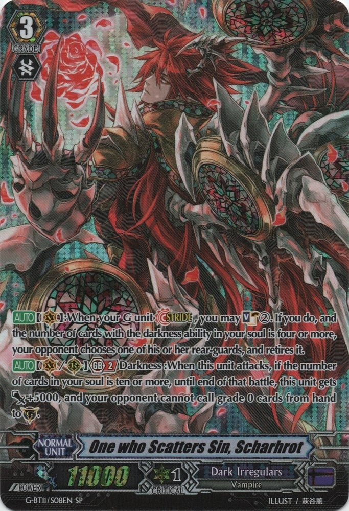 Image for One Who Scatters Sin, Scharhrot (SP) (G-BT11: Demonic Advent) (G-BT11/S08EN) - Cardfight Vanguard