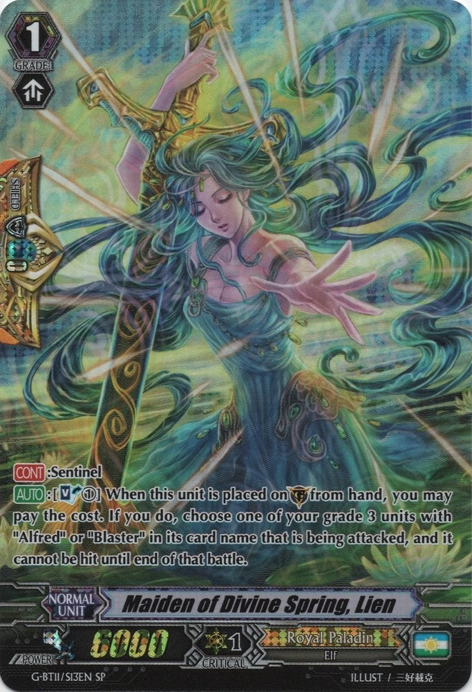 Image for Maiden of Divine Spring, Lien (SP) (G-BT11: Demonic Advent) (G-BT11/S13EN) - Cardfight Vanguard