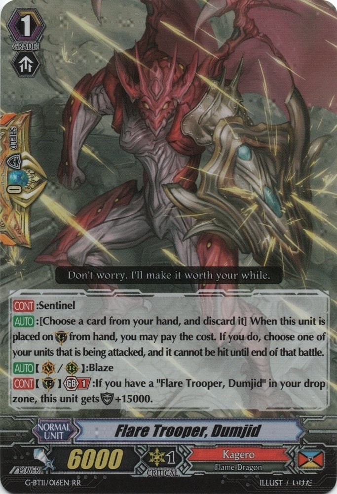 Image for Flare Trooper, Dumjid (G-BT11: Demonic Advent) (G-BT11/016EN) - Cardfight Vanguard