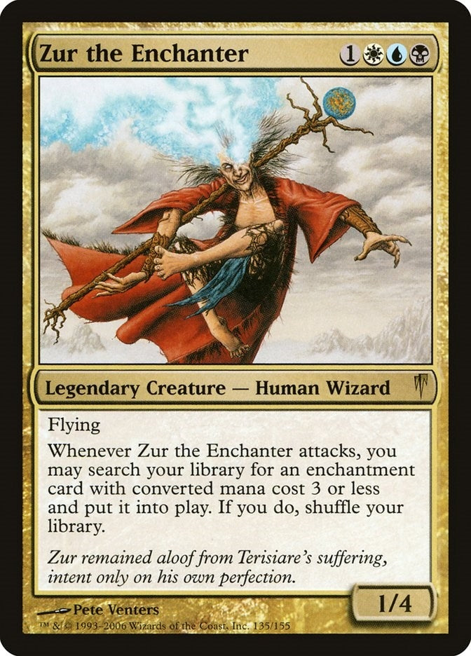 Image for Zur the Enchanter (Coldsnap) (135) - Magic: The Gathering