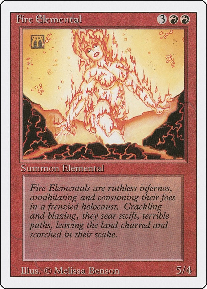 Image for Fire Elemental (Revised Edition) - Magic: The Gathering
