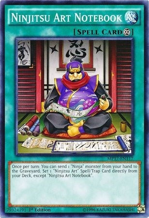 Image for Ninjitsu Art Notebook (2017 Mega-Tins Mega Pack) (MP17-EN117) - YuGiOh