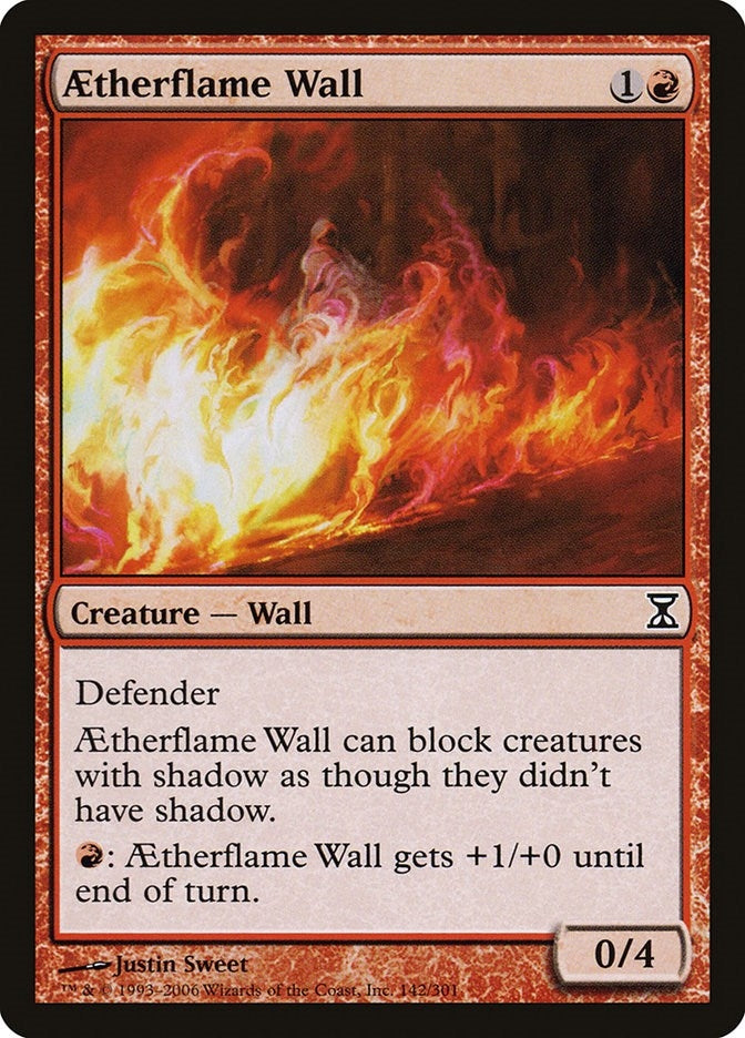 Image for Aetherflame Wall (Time Spiral) (142) - Magic: The Gathering