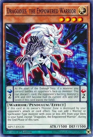 Image for Dragodies, the Empowered Warrior (2017 Mega-Tins Mega Pack) (MP17-EN120) - YuGiOh