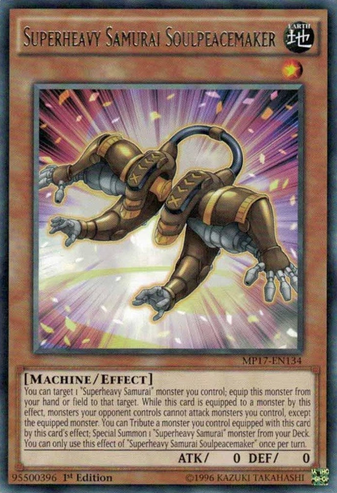 Image for Superheavy Samurai Soulpeacemaker (2017 Mega-Tins Mega Pack) (MP17-EN134) - YuGiOh