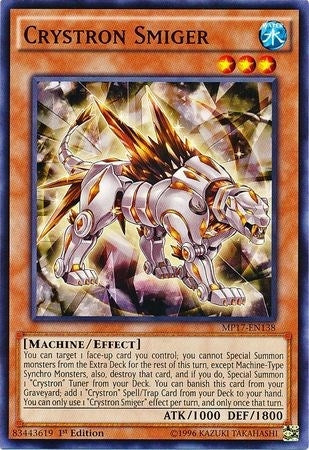 Image for Crystron Smiger (2017 Mega-Tins Mega Pack) (MP17-EN138) - YuGiOh