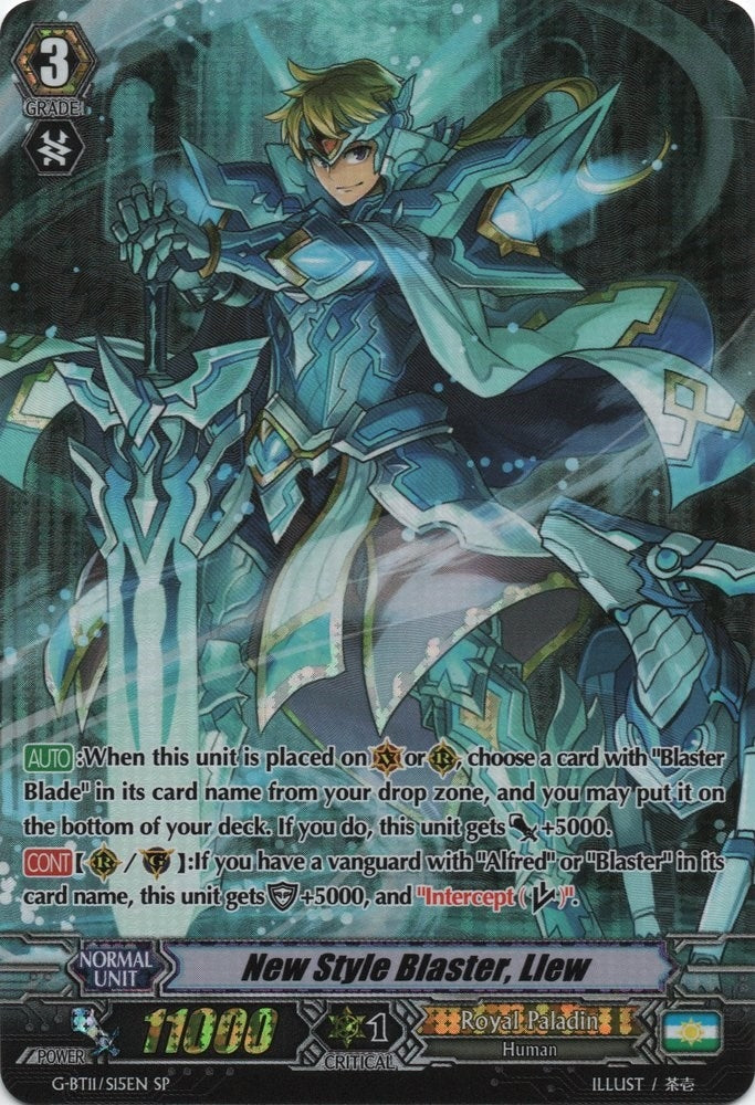 Image for New Style Blaster, Llew (SP) (G-BT11: Demonic Advent) (G-BT11/S15EN) - Cardfight Vanguard