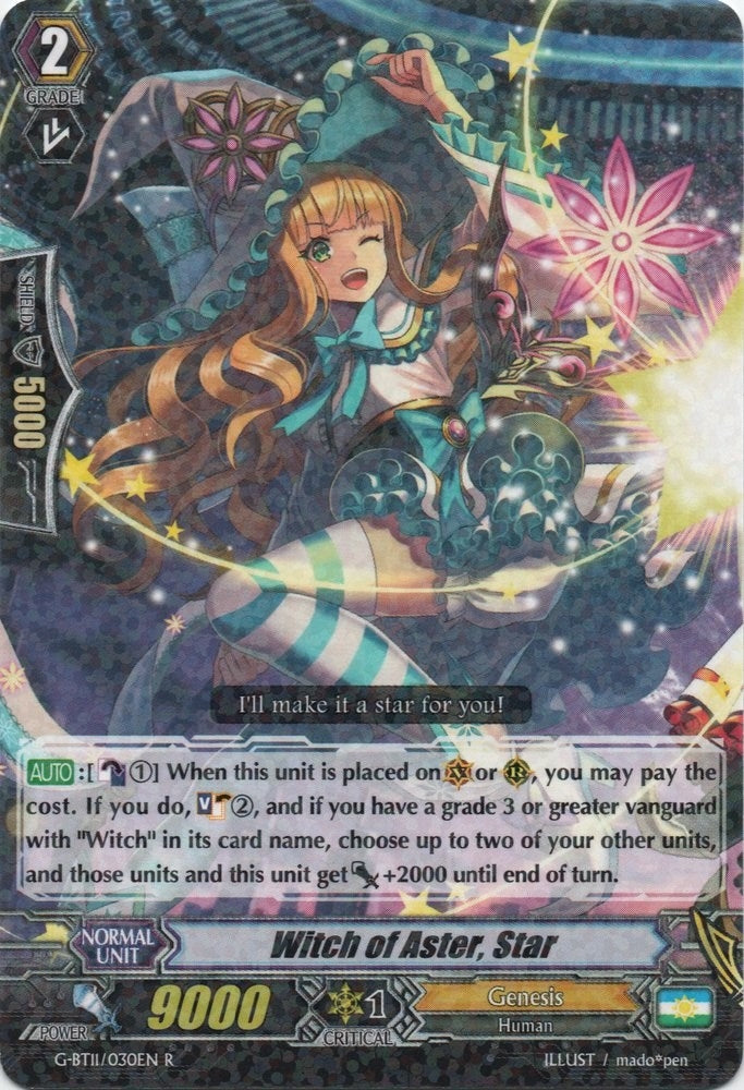 Image for Witch of Aster, Star (G-BT11: Demonic Advent) (G-BT11/030EN) - Cardfight Vanguard