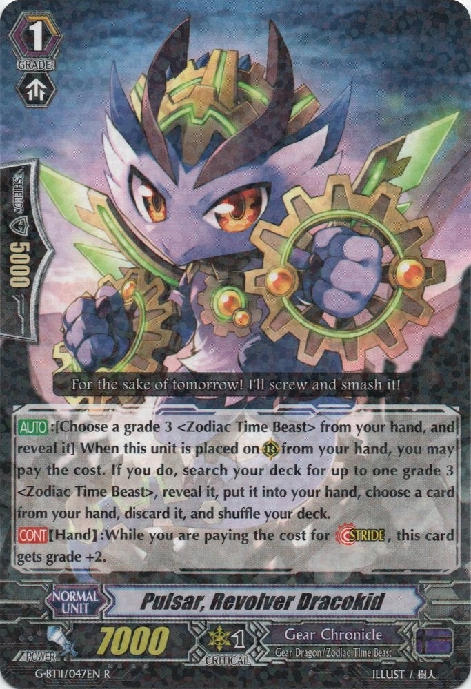 Image for Pulsar, Revolver Dracokid (G-BT11: Demonic Advent) (G-BT11/047EN) - Cardfight Vanguard