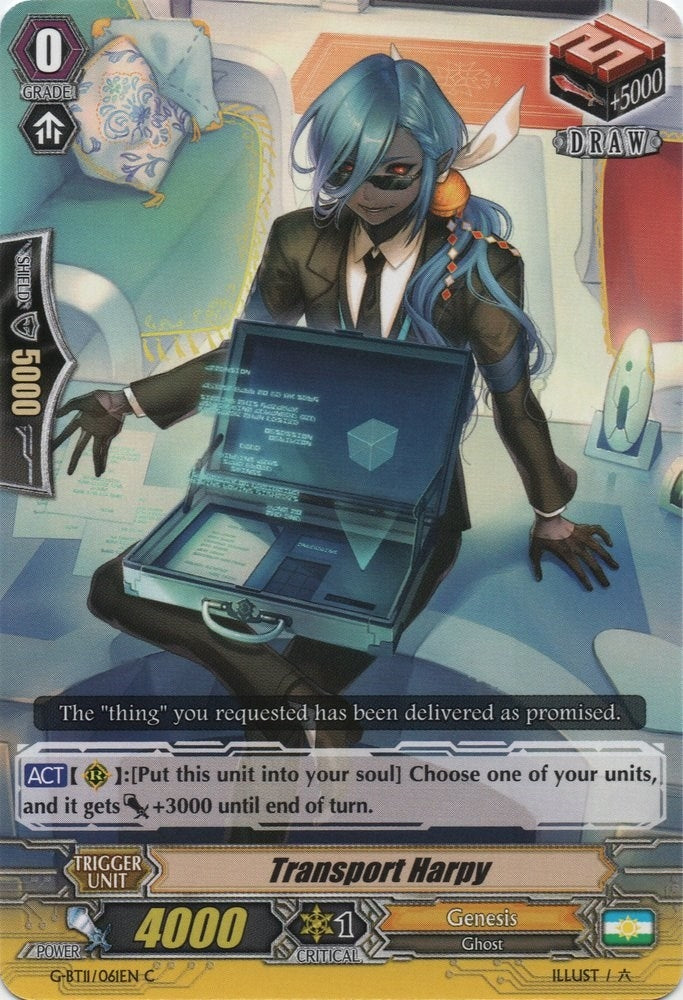 Image for Transport Harpy (G-BT11: Demonic Advent) (G-BT11/061EN) - Cardfight Vanguard