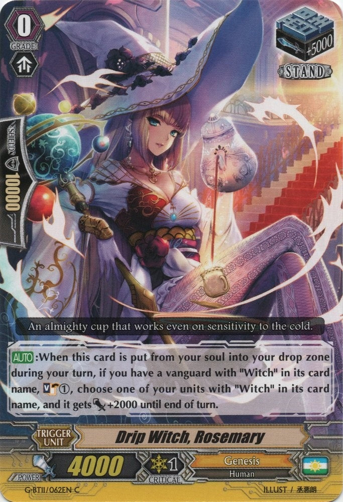 Image for Drip Witch, Rosemary (G-BT11: Demonic Advent) (G-BT11/062EN) - Cardfight Vanguard