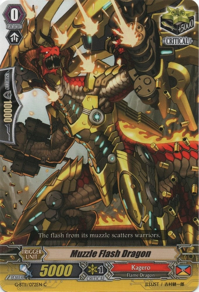 Image for Muzzle Flash Dragon (G-BT11: Demonic Advent) (G-BT11/072EN) - Cardfight Vanguard