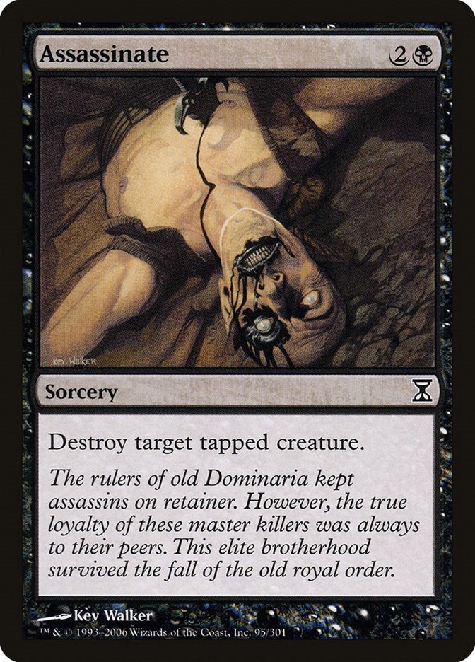 Image for Assassinate (Time Spiral) (95) - Magic: The Gathering
