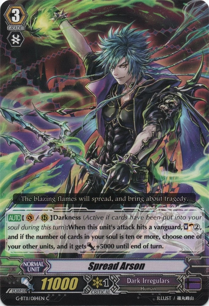 Image for Spread Arson (G-BT11: Demonic Advent) (G-BT11/084EN) - Cardfight Vanguard