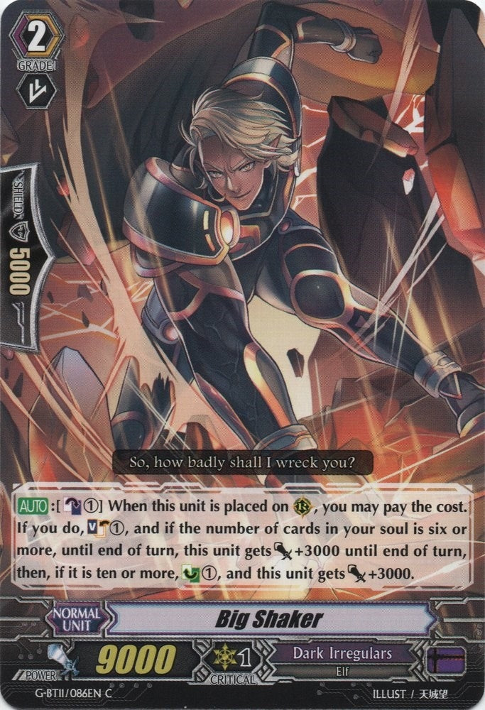 Image for Big Shaker (G-BT11: Demonic Advent) (G-BT11/086EN) - Cardfight Vanguard
