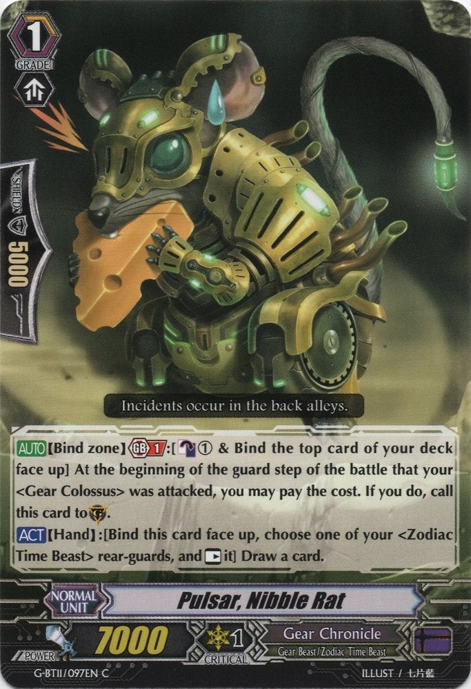 Image for Pulsar, Nibble Rat (G-BT11: Demonic Advent) (G-BT11/097EN) - Cardfight Vanguard