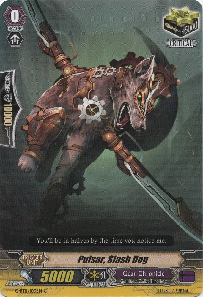Image for Pulsar, Slash Dog (G-BT11: Demonic Advent) (G-BT11/100EN) - Cardfight Vanguard