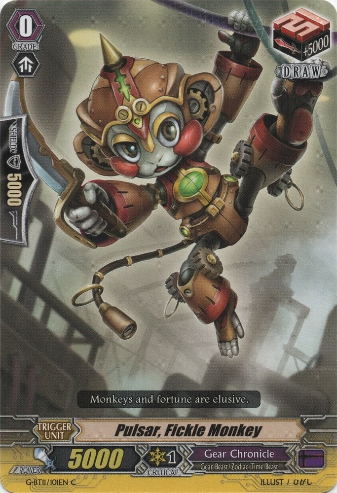 Image for Pulsar, Fickle Monkey (G-BT11: Demonic Advent) (G-BT11/101EN) - Cardfight Vanguard
