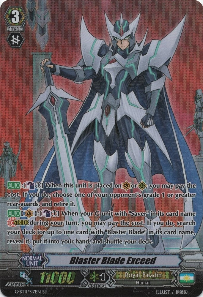 Image for Blaster Blade Exceed (SP) (G-BT11: Demonic Advent) (G-BT11/S17EN) - Cardfight Vanguard