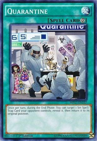Image for Quarantine (2017 Mega-Tins Mega Pack) (MP17-EN157) - YuGiOh