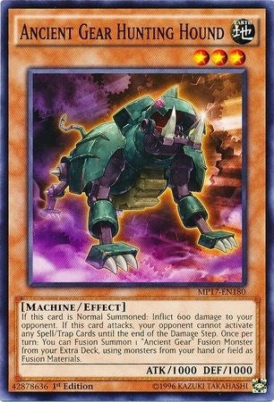 Image for Ancient Gear Hunting Hound (2017 Mega-Tins Mega Pack) (MP17-EN180) - YuGiOh