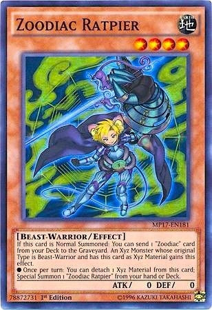 Image for Zoodiac Ratpier (2017 Mega-Tins Mega Pack) (MP17-EN181) - YuGiOh