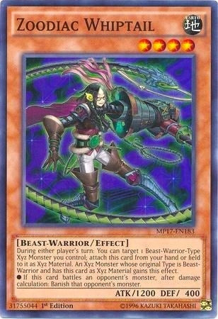 Image for Zoodiac Whiptail (2017 Mega-Tins Mega Pack) (MP17-EN183) - YuGiOh