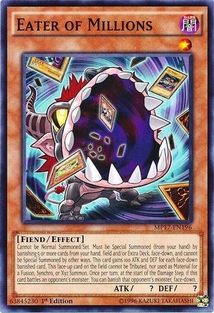 Image for Eater of Millions (2017 Mega-Tins Mega Pack) (MP17-EN196) - YuGiOh