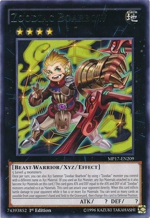 Image for Zoodiac Boarbow (2017 Mega-Tins Mega Pack) (MP17-EN209) - YuGiOh