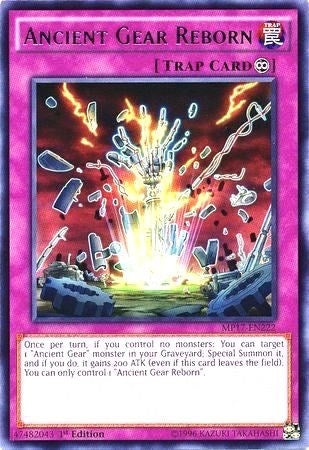 Image for Ancient Gear Reborn (2017 Mega-Tins Mega Pack) (MP17-EN222) - YuGiOh