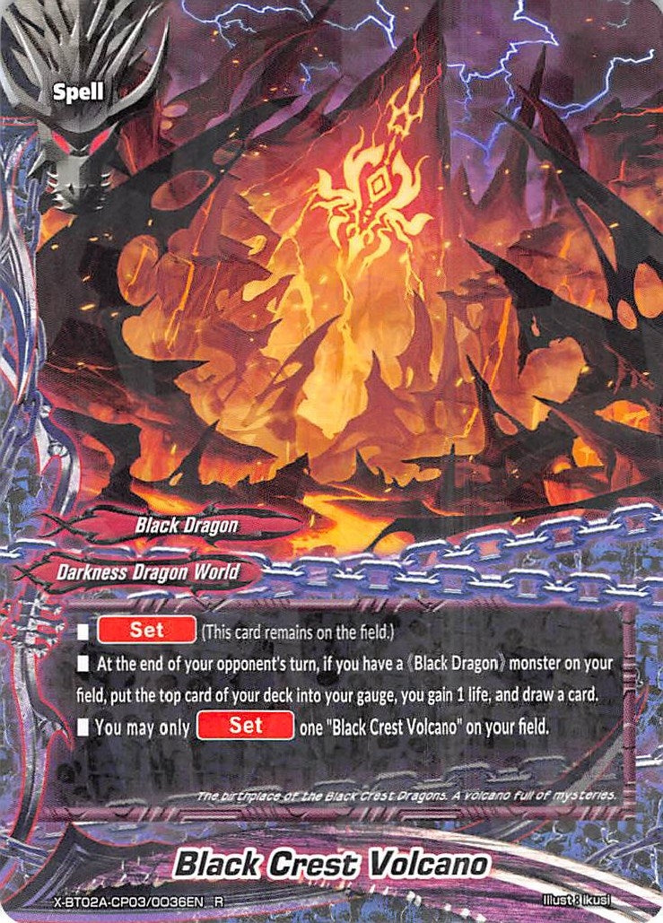 Image for Black Crest Volcano (Evolution & Mutation) (X-BT02A-CP03/0036EN) - Future Card BuddyFight