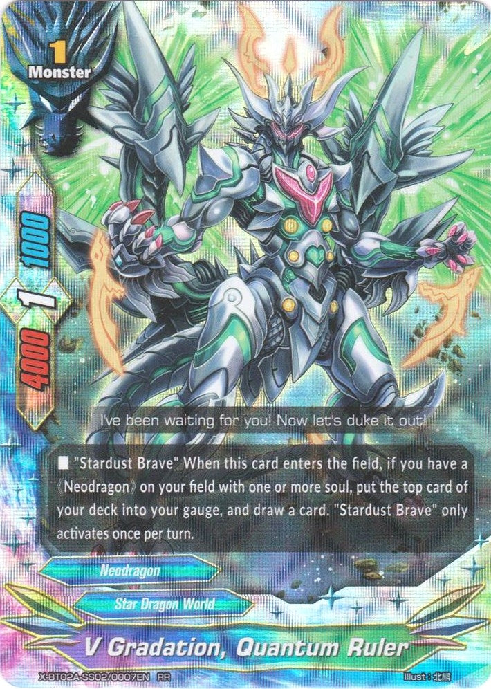 Image for V Gradation, Quantum Ruler (Evolution & Mutation) (X-BT02A-SS02/0007EN) - Future Card BuddyFight