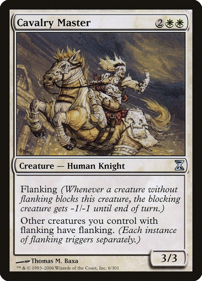 Image for Cavalry Master (Time Spiral) (6) - Magic: The Gathering