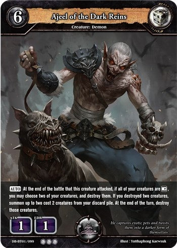 Image for Ajeel of the Dark Reins (Rally to War) (DB-BT01/099) - Dragoborne