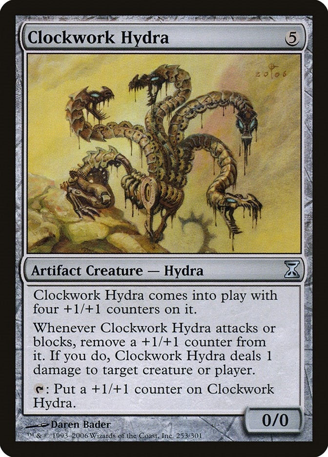 Image for Clockwork Hydra (Time Spiral) (253) - Magic: The Gathering