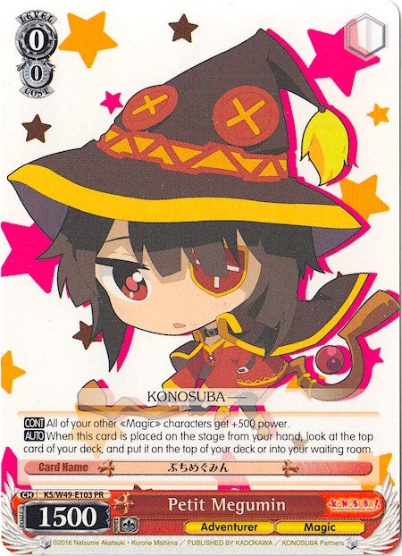 Image for Petit Megumin (KonoSuba) (KS/W49-E103 PR) - Weiss Schwarz