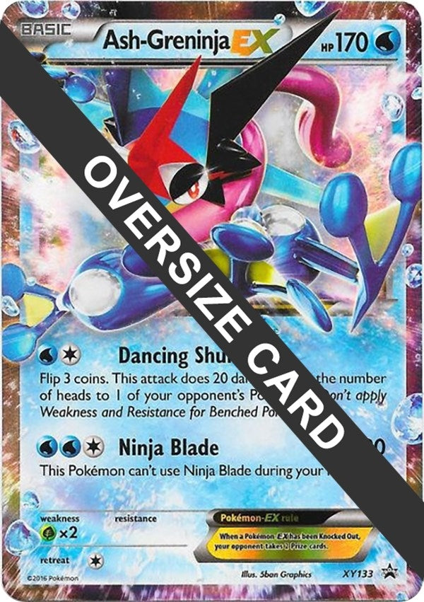 Image for Ash-Greninja EX - XY133 (XY Black Star Promos) (Jumbo Cards) (XY133) - Pokemon