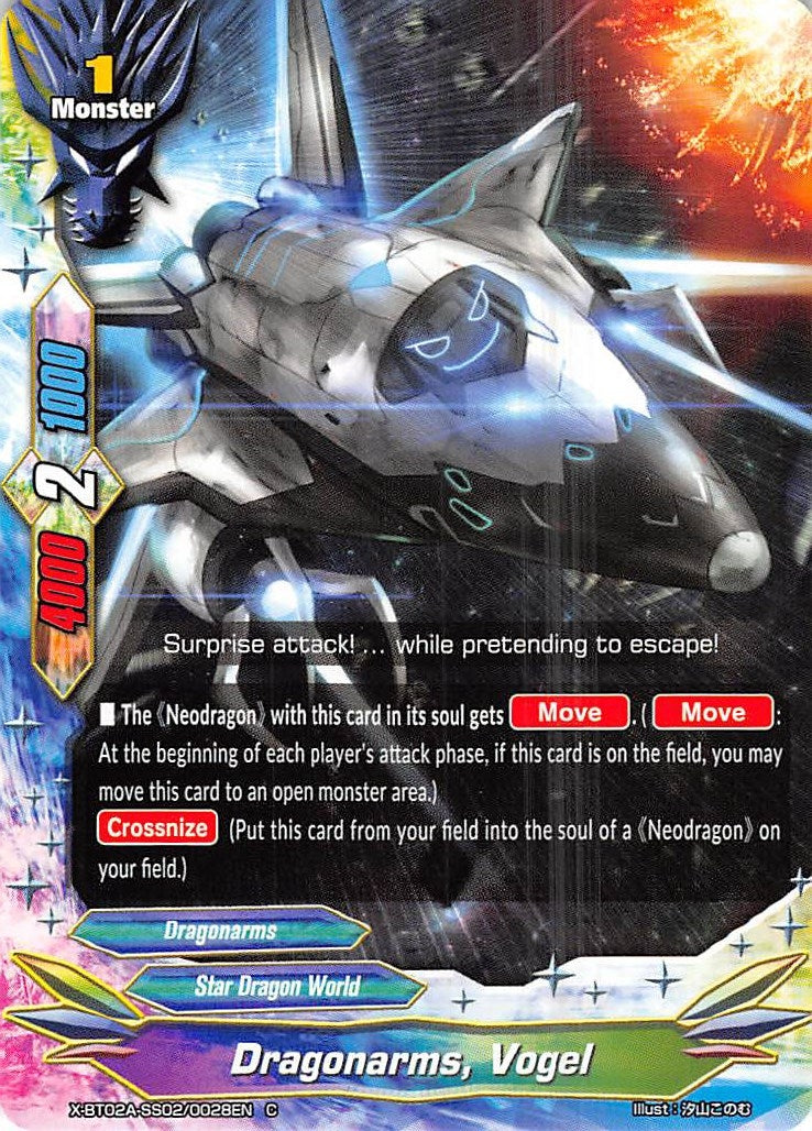 Image for Dragonarms, Vogel (Evolution & Mutation) (X-BT02A-SS02/0028EN) - Future Card BuddyFight