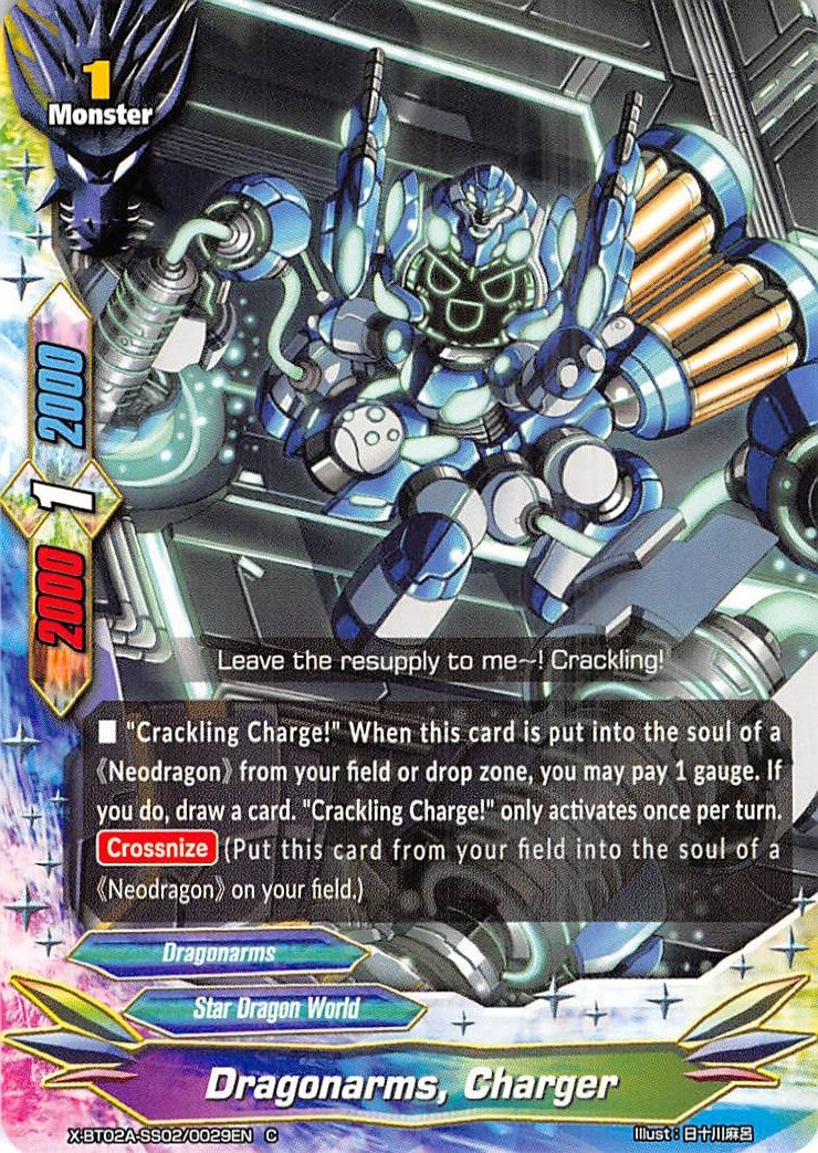 Image for Dragonarms, Charger (Evolution & Mutation) (X-BT02A-SS02/0029EN) - Future Card BuddyFight