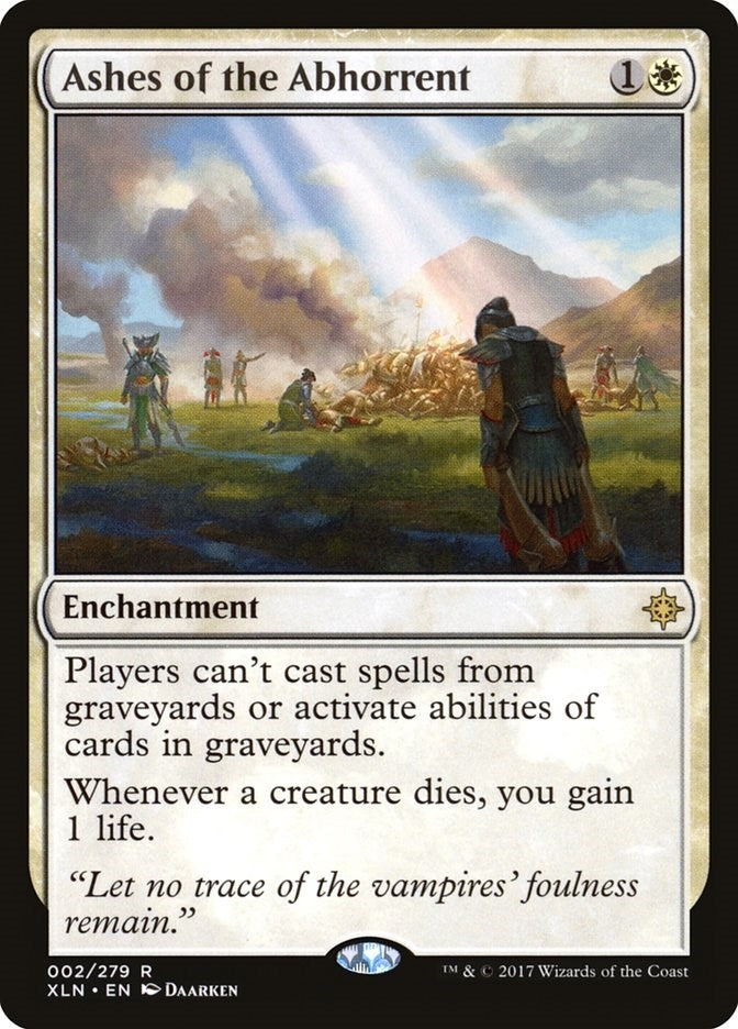Image for Ashes of the Abhorrent (Ixalan) (2) - Magic: The Gathering